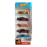 Carrinhos Hot Wheels Pacote Com 5 Carros Hw Flames 2 Fyl19