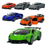 Carrinhos Miniatura De Ferro De Fricção Porsche Lamborghini