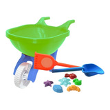Carriola Infantil De Brinquedo C Acessórios De Areia Praia