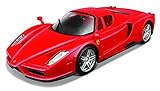 Carro 1 24 Assembly Line Ferrari Model Maisto Vermelho