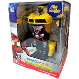 Carro Amarelo Transformers Vira Robô Controle Remoto 1 18
