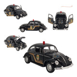 Carro Antigo Fusca Herbie Miniatura Ferr Coleção Escala 1 32