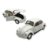 Carro Antigo Fusca Miniatura Escala 1 24 Metal Coleção Welly