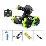 Carro Blindado Rc Tank Controle Remoto Veículo Rotativo 360