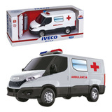 Carro Brinquedo Ambulancia Iveco Daily Resgate