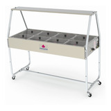 Carro Buffet Térmico Self Service 8 Cubas Prb 08 Prógas 110v