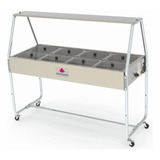 Carro Buffet Térmico Self Service 8 Cubas Prb 08 Prógas 220v