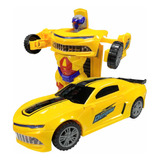 Carro Carrinho Brinquedo Camaro Transformers Robô