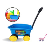 Carro Carrinho Carriola Para Praia Infantil Menino Menina