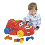 Carro Carrinho Com Atividades E Blocos Play Time Cotiplás