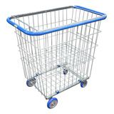 Carro Carrinho De Compras Com Divisor Condomínio 215 Litros