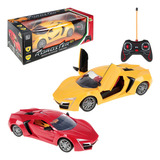 Carro Carrinho Rápido Com Controle Remoto Ferrari Com Luz