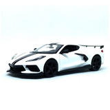 Carro Chevrolet Corvette Stingray 2020 1 24 Maisto Branco