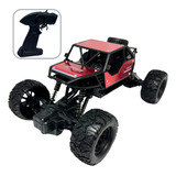 Carro Controle Remoto Carrinho Cross Infantil Recarregavel Cor Vermelho Personagem Big Foot