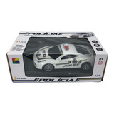 Carro Controle Remoto Polícia 1 24 Branco Cks Toys K2747p