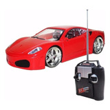 Carro Controle Xinda F430 Escala 1 24 Ferrari Sedan Cor Vermelho