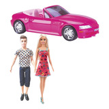 Carro Conversível Boneca Barbie