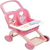 Carro De Boneca Duplo Princesas Lider Brinquedos Rosa Pink