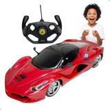 Carro De Controle Remoto Ferrari Sem Fio 1 20 Ré Luz Farol