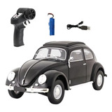 Carro De Controle Remoto Fusca 1950 Teto Solar Luz Ascende