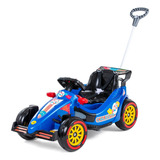 Carro De Corrida F25 Infantil Passeio E Pedal Calesita Azul