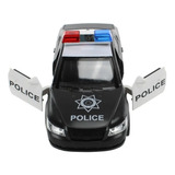 Carro De Polícia Com Som E Luzes Realista Bbr Toys