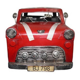 Carro Decorativo Vintage Mini Cooper Mr Bean Londres Retro