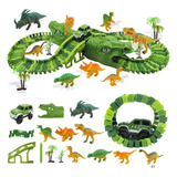 Carro Elétrico 153pcs Do Trilho Do Dinossauro Do Brinquedo D