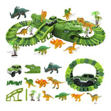 Carro Elétrico 153pcs Do Trilho Do Dinossauro Do Brinquedo D