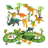 Carro Elétrico 153pcs Do Trilho Do Dinossauro Do Brinquedo D
