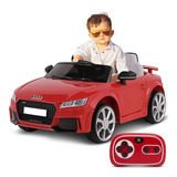 Carro Elétrico Bateria Infantil C Controle Audi Tt Vermelho