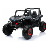 Carro Elétrico Criança Buggy Utv 4x4 C Remoto 12v Preto