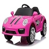 Carro Elétrico Infantil Esporte Luxo Rosa Bang Toys