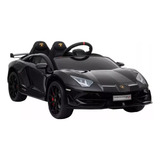 Carro Elétrico Infantil Lamborghini Aventador Preto 12v