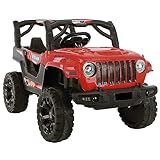 Carro Elétrico Mini Jipe 12V Bang Toys Vermelho