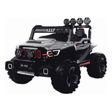 Carro Elétrico Quadriciclo Jipe 4x4 Infantil P 2 Crianças Cinza Zippy Toys