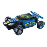 Carro Fricção Blocos De Montar Corrida Maluca 62 Pçs