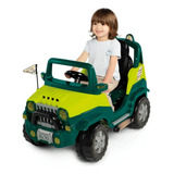 Carro Grande De Passeio Pedal Infantil Diipi Calesita 2em1 Cor Verde escuro