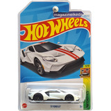 Carro Hot Wheels 17 Ford Gt Htc26 Branco Hw Exotics