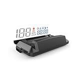 Carro HUD Headup Display LED Projetor Velocímetro Com Velocidade Tempo Temperatura Da Água RPM Consumo De Combustível Exibição De Quilometragem Função De Alarme