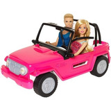 Carro Jeep Praia Barbie Com Boneca E Ken Mattel Importado