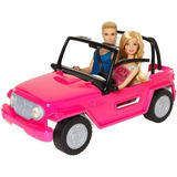 Carro Jeep Praia Barbie Com Boneca