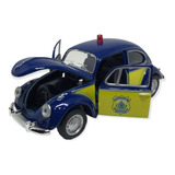 Carro Miniatura Fusca Da Policia Rodoviaria