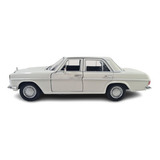 Carro Miniatura Mercedes benz 220 Escala 1 24 Branco Welly