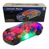 Carro Transparente Brinquedo Bate Volta Com Luz E Som Oferta