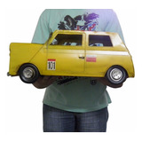 Carro Vintage Decorativo Mini Cooper Londres Mr Bean Retro