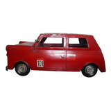 Carro Vintage Decorativo Mini Cooper Mr Bean Londres Retro