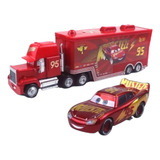 Cars Disney Pixar Mack Hauler E Mcqueen Rusteze Metal 1 55