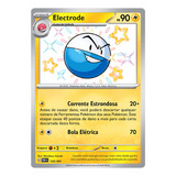 Carta Pokémon Electrode Shiny Destinos De Paldea