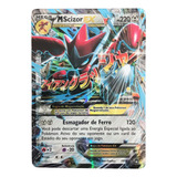 Carta Pokémon M Scizor Ex 77 122 Turbo Colisão Original